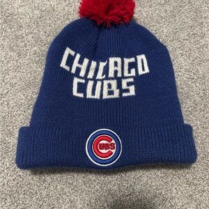 Chicago Cubs Blue and Red Beanie